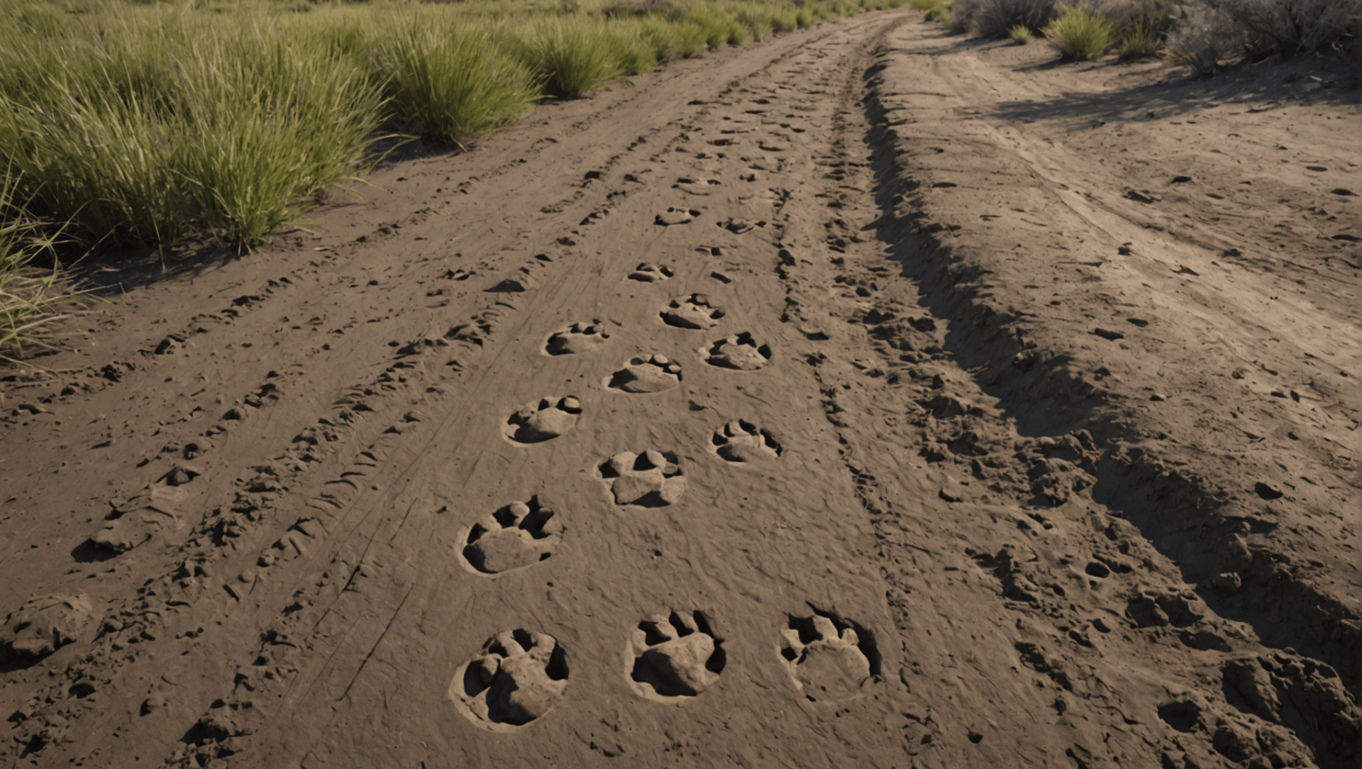 Coyote vs Dog Tracks in Mud